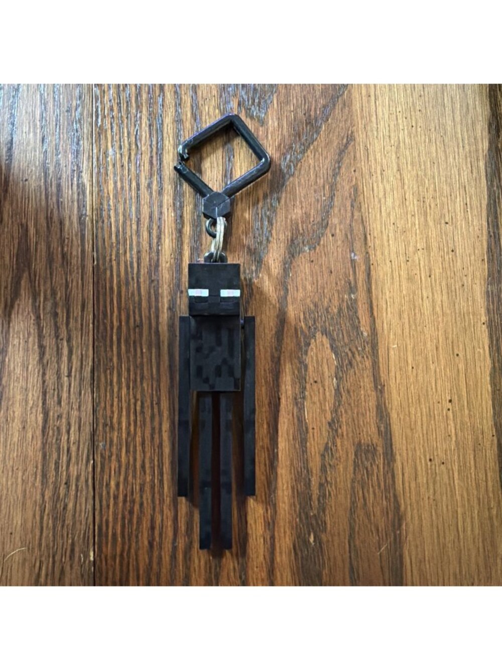 Minecraft Action Figure Black Enderman Keychain 6" Moveable Parts & Mouth Opens - Picture 1 of 5